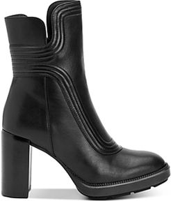 Illiana Weatherproof High Block Heel Booties