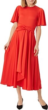 Leia Knotted-Waist Dress