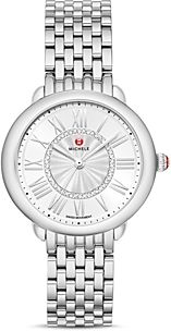 Serein Mid Stainless Diamond Dial Watch, 36mm