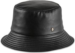 Orianna Leather Bucket Hat