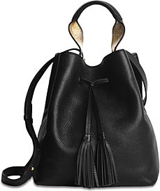 Saxo Leather Bucket Bag