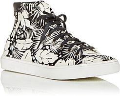 Malibu Used Floral High Top Sneakers