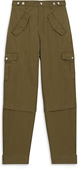 Cargo Style Khaki Trousers