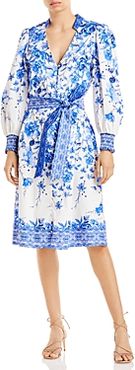 Shanley Floral Print Shirt Dress