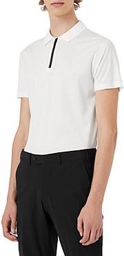 Emporio Armani Zip Placket Polo Shirt