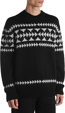 Geometric Crewneck Sweater