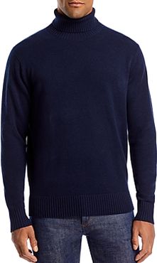 Crafted Alpine Merino Wool & Cashmere Regular Fit Turtleneck Sweater