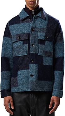 Wilas 8267 Checkered Wool Overshirt