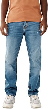 Ricky Flap Super T Straight Fit Jeans in Medium Blue