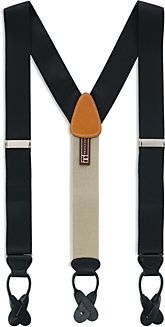 Hudson Nylon Button End Suspenders