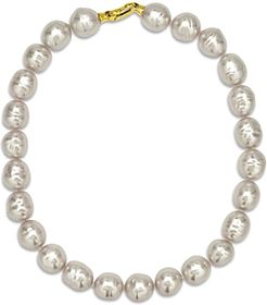 Baroque Simulated Pearl Collar Necklace, 17