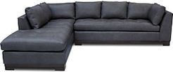 Carter 2-Piece Leather Sectional - 100% Exclusive
