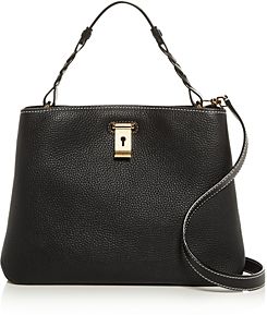 Lucyle Small Pebbled Leather Shoulder Bag