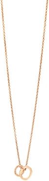 18K Rose Gold Brera Brown Diamond Pendant Necklace, 17.3