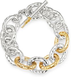 Sterling Silver & 18K Yellow Gold Chimera Bastille Bracelet