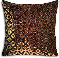 Small Moroccan Velvet Decorative Pillow, 20 x 20