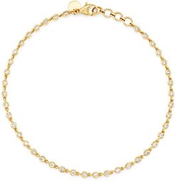 Diamond Bezel-Set Link Bracelet in 14K Yellow Gold, 0.65 ct. t.w. - 100% Exclusive