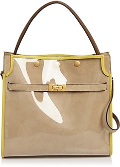 Lee Radziwill Raincoat Double Bag Satchel