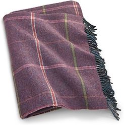 Platsfield Plaid Wool Throw Blanket