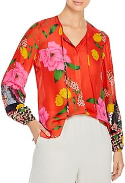 Noelle Floral Print Blouse