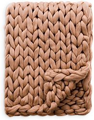 Chunky Knit Large Blanket