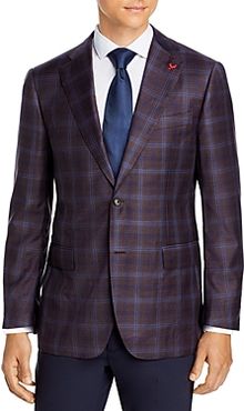 Brushed Plaid Regular Fit Sport Coat - 100% Exclusive