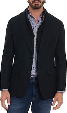 Downhill Xiv Layered Look Tailored Fit Sport Coat