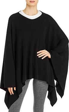 Cashmere Blend Ribbed Poncho - 100% Exclusive