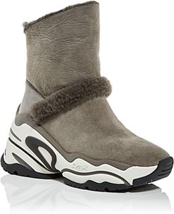 Blake Shearling High Top Sneaker Booties