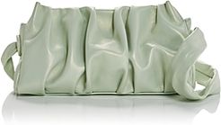 Vague Pleated Leather Clutch