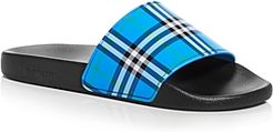 Furley Vintage Check Slide Sandals