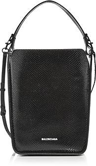 Tool 2.0 Small North-South Snake Embossed Leather Tote