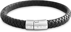 Classic Cobra Woven Leather Bracelet