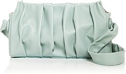 Vague Pleated Leather Clutch