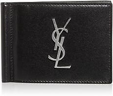 Leather Money Clip Bifold Card Case