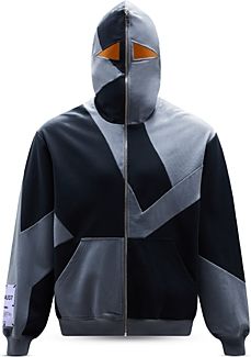 Dazzle Color Block Seam Hoodie