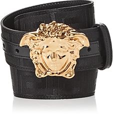 Medusa Buckle Woven Belt