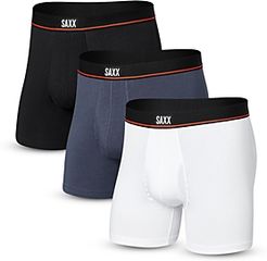 Non-Stop Cotton Stretch Boxer Briefs, Pack of 3