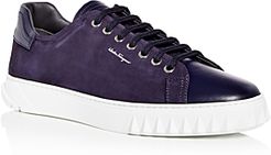 Cube Leather Low-Top Sneakers