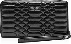 Compagnon Mat Embossed Leather Wallet