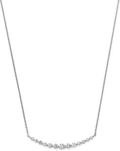 Diamond Bar Necklace in 14K White Gold, 0.30 ct. t.w. - 100% Exclusive