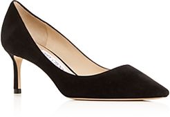 Romy 60 Pointed-Toe Pumps