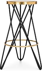 Lorna Gold Leaf Barstool