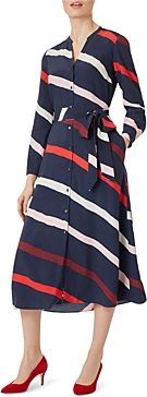 Ginnie Striped Shirt Dress