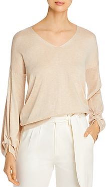 Casimir Pleated-Cuff Sweater