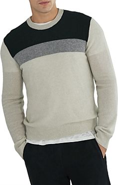 Cashmere Color Blocked Slim Fit Sweater