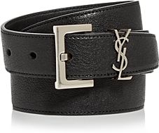 Milo Logo Buckle Leather Belt