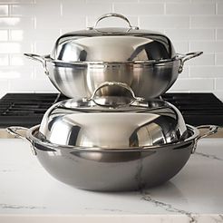 ProBond 14 Forged Stainless Steel Wok & Lid
