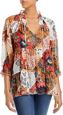 Claire Floral Print Blouse