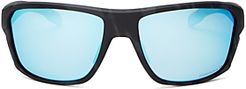 Polarized Square Sunglasses, 64mm